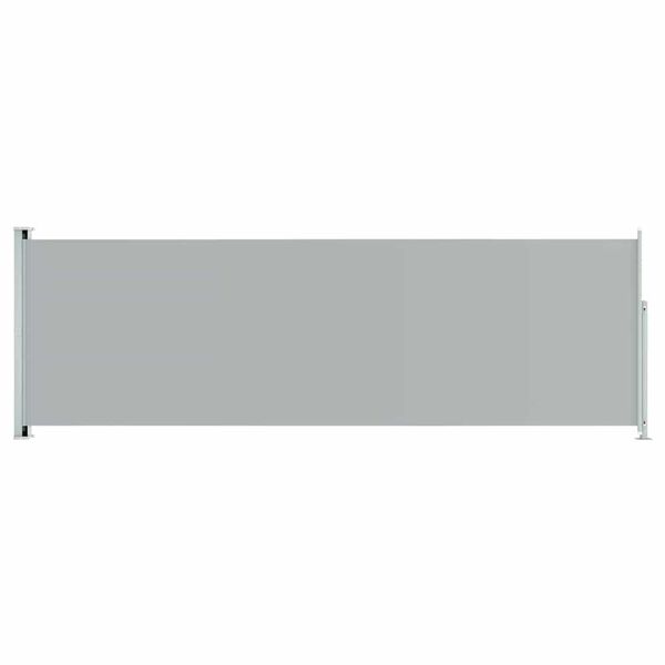 vidaXL Patio Retractable Side Awning 200x600 cm Grey