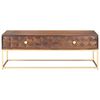 vidaXL Coffee Table 112x50x40 cm Solid Mango Wood