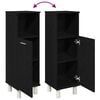 vidaXL Bathroom Cabinet Black Oak 30 x 30 x 95 cm Engineered Wood
