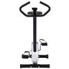 vidaXL Exercise Bike with Belt Resistance Blue