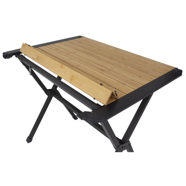 Eurotrail Camping Table Chambery Bamboo S 80 x 63 cm