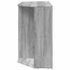 vidaXL Corner LED TV Cabinet Grey Sonoma 100x40x68cm Engineered Wood