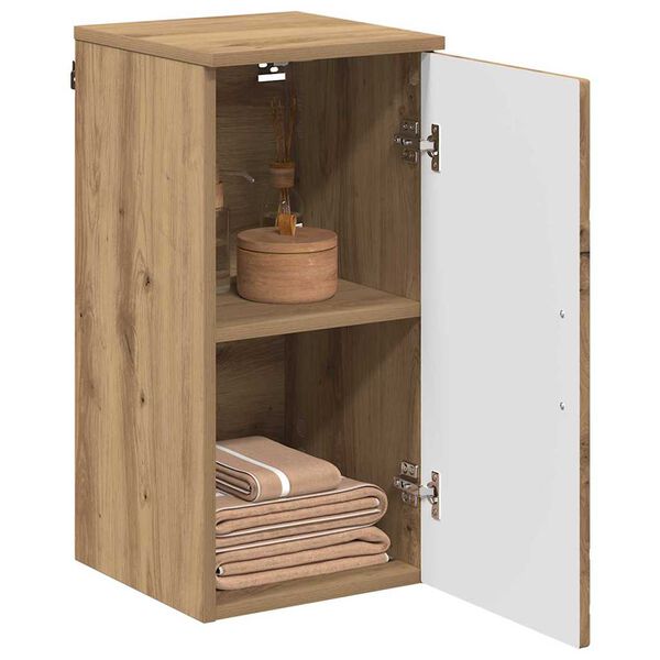 vidaXL Bathroom Cabinet Wall-mounted Artisan Oak 30 x 31.5 x 61 cm
