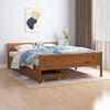 vidaXL Bed Frame without Mattress Honey Brown Solid Wood 140x200 cm (322113+321987)