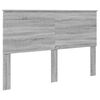 vidaXL Bed Frame with Drawer Grey Sonoma 150 x 200 cm Engineered Wood