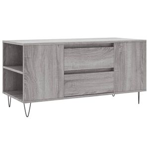 vidaXL Coffee Table Grey Sonoma 102x44,5x50 cm Engineered Wood