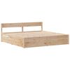 vidaXL Bed Frame without Mattress 180x200 cm Super King Solid Wood Pine