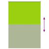 vidaXL Roller Blind Blackout Leaves Green 95x130 cm Fabric Width 90.7 cm Polyester