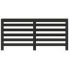 vidaXL Radiator Cover Black 175x20x82 cm Engineered Wood