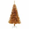 vidaXL Christmas Tree with 150 LEDs with Stand Gold 120 cm PET