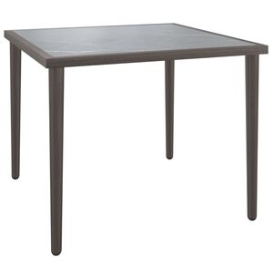vidaXL Garden Table Grey 48x48x37 cm Steel
