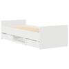 vidaXL Bed Frame without Mattress White 90x200 cm