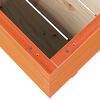vidaXL Garden Planter Wax Brown 90x60x49.5 cm Solid Wood Pine