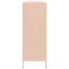 vidaXL Sideboard Pink 135x39x103.5 cm Cold-rolled Steel