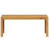 vidaXL Bench Oil Natural 110 x 30 x 45 cm Solid Teak Wood