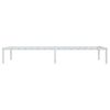 vidaXL Metal Bed Frame without Mattress White 90x200cm