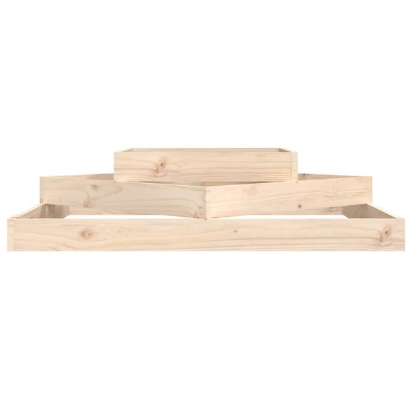 vidaXL Planter 112x112x27 cm Solid Wood Pine