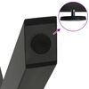 vidaXL Dining Table Legs X-Shaped 3 pcs Anthracite 80x(72-73) cm Steel