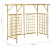 vidaXL Garden Pergola for Triple Bins Impregnated Pinewood