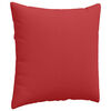 vidaXL Sofa Pillows 2 pcs Red 80 x 80 cm Fabric