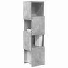 vidaXL Corner Cabinet Concrete Grey 25.5x25x102cm Engineered Wood