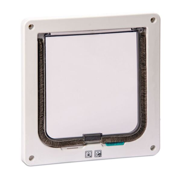 Karlie 2-way Lockable Cat Door Porta 19.2x5x20 cm White