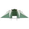vidaXL Family Tent Dome 6-Person Green Waterproof