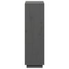 vidaXL Highboard Grey 74x35x117 cm Solid Wood Pine