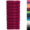 vidaXL Premium Bath Towels "SOLUND" 10 pcs Bordeaux 100x150 cm 600 gsm