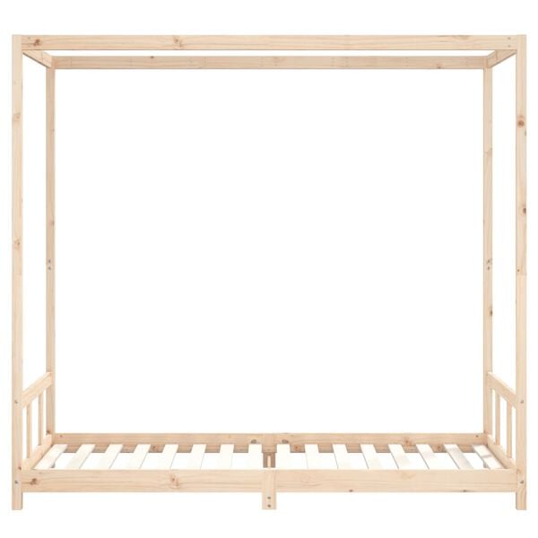 vidaXL Kids Bed Frame 90x200 cm Solid Wood Pine