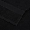 vidaXL Wash Towels "FROGN" 4 pcs Black 30x30 cm 360 gsm