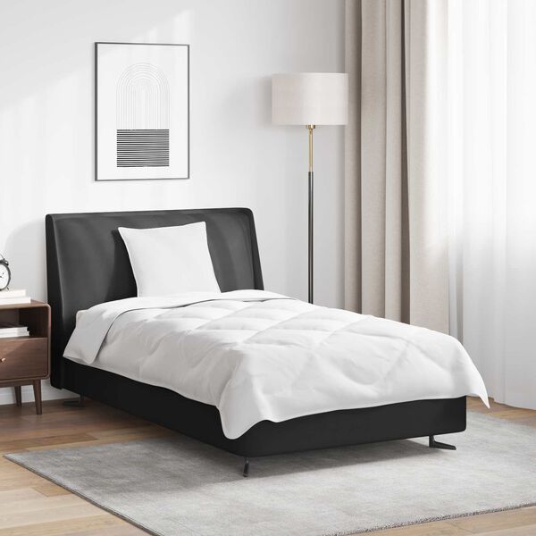 vidaXL Duvet with Pillow 2 pcs White Microfiber