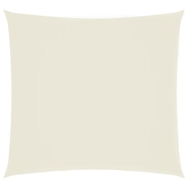 vidaXL Sunshade Sail Oxford Fabric Square 6x6 m Cream
