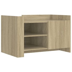 vidaXL Coffee Table Sonoma Oak 80x50x50 cm Engineered Wood