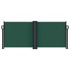 vidaXL Retractable Side Awning Dark Green 100x600 cm