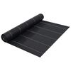 vidaXL Weed Membrane | Black with green stripes | Polypropylene | 1x50 metres