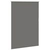 vidaXL Roller Blind Blackout Grey 110x175 cm Fabric Width 105.7 cm Polyester