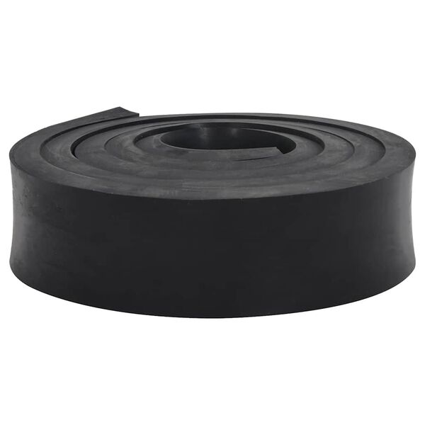 vidaXL Rubber Edge for Snow Plow Black 250x8x2 cm
