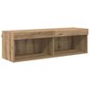 vidaXL TV Wall Units with LED 5 pcs Artisan Oak Engineered Wood