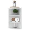 vidaXL Wall Corner Shelf White 30x31.5x60 cm Engineered Wood