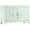 vidaXL Sideboard Light Blue 110x35x70 cm Solid Mango Wood