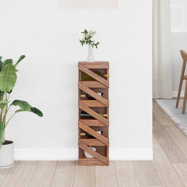 vidaXL Rack Brown 24 x 14 x 80 cm Solid Mahogany Wood