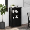 vidaXL Highboard Black 62x32x103,5 cm Engineered Wood