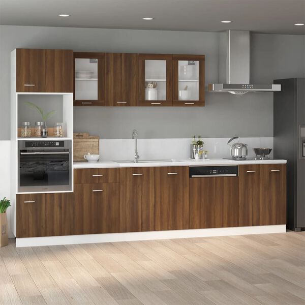 vidaXL Sink Bottom Cabinet Lyon Brown Oak 80x46x81.5 cm Engineered Wood