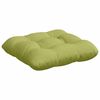 vidaXL Seat Cushions 4 pcs Light Green 45 x 45 x 12 cm Fabric