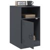 vidaXL Bedside Cabinets 2pcs Anthracite 34.5x39x62 cm Steel