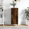 vidaXL Sideboard Smoked Oak 34.5x34x90 cm Engineered Wood