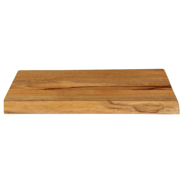 vidaXL Table Top 60x40x2.5 cm Live Edge Solid Wood Mango