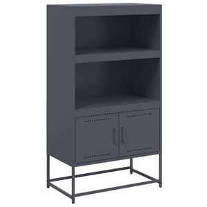 vidaXL Highboard Anthracite 68.5x38.5x123.5 cm Steel