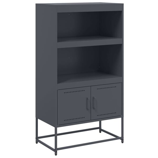 vidaXL Highboard Anthracite 68.5x38.5x123.5 cm Steel